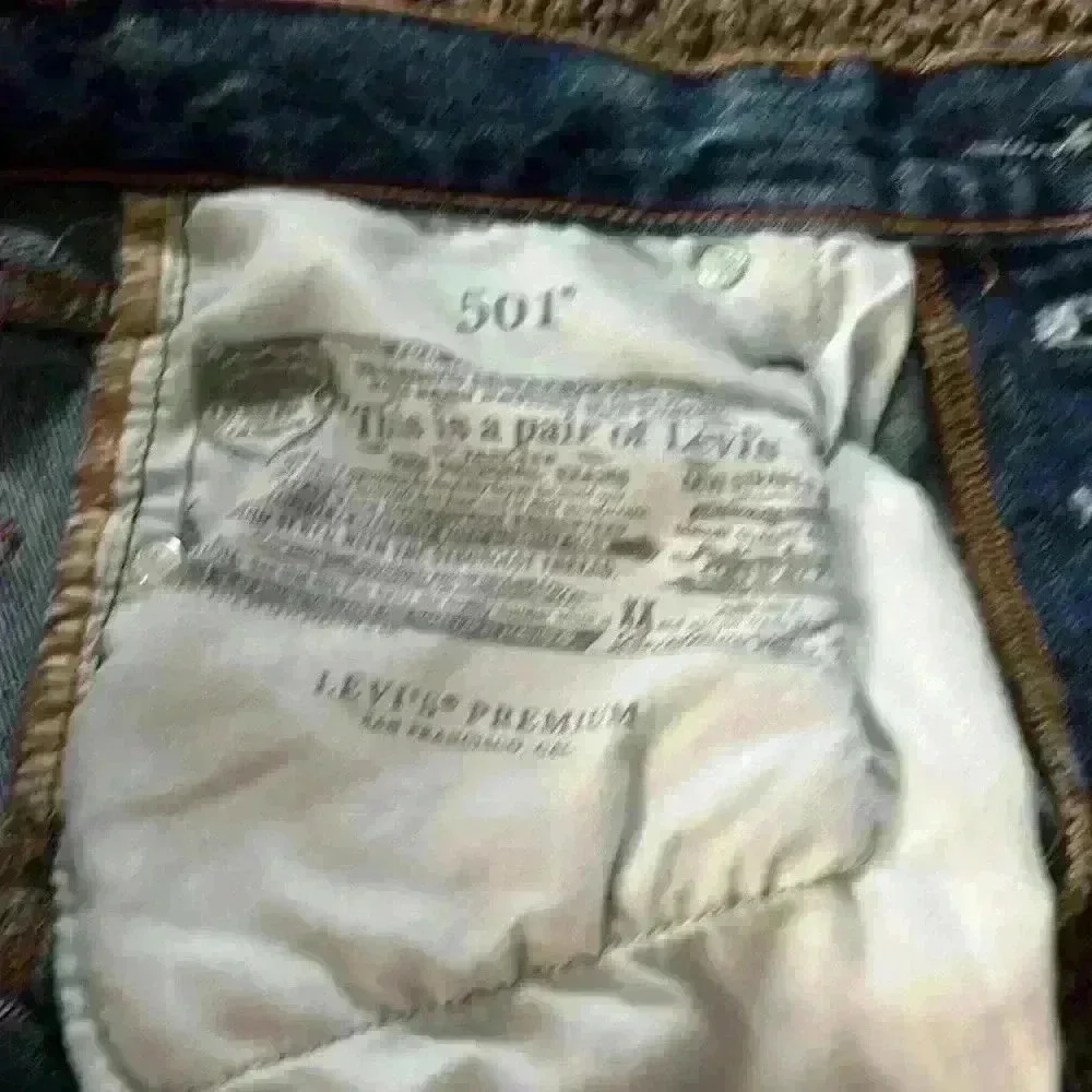 Levi’s 501 Big E Premium Jeans Button‎ Fly 25 X 32
